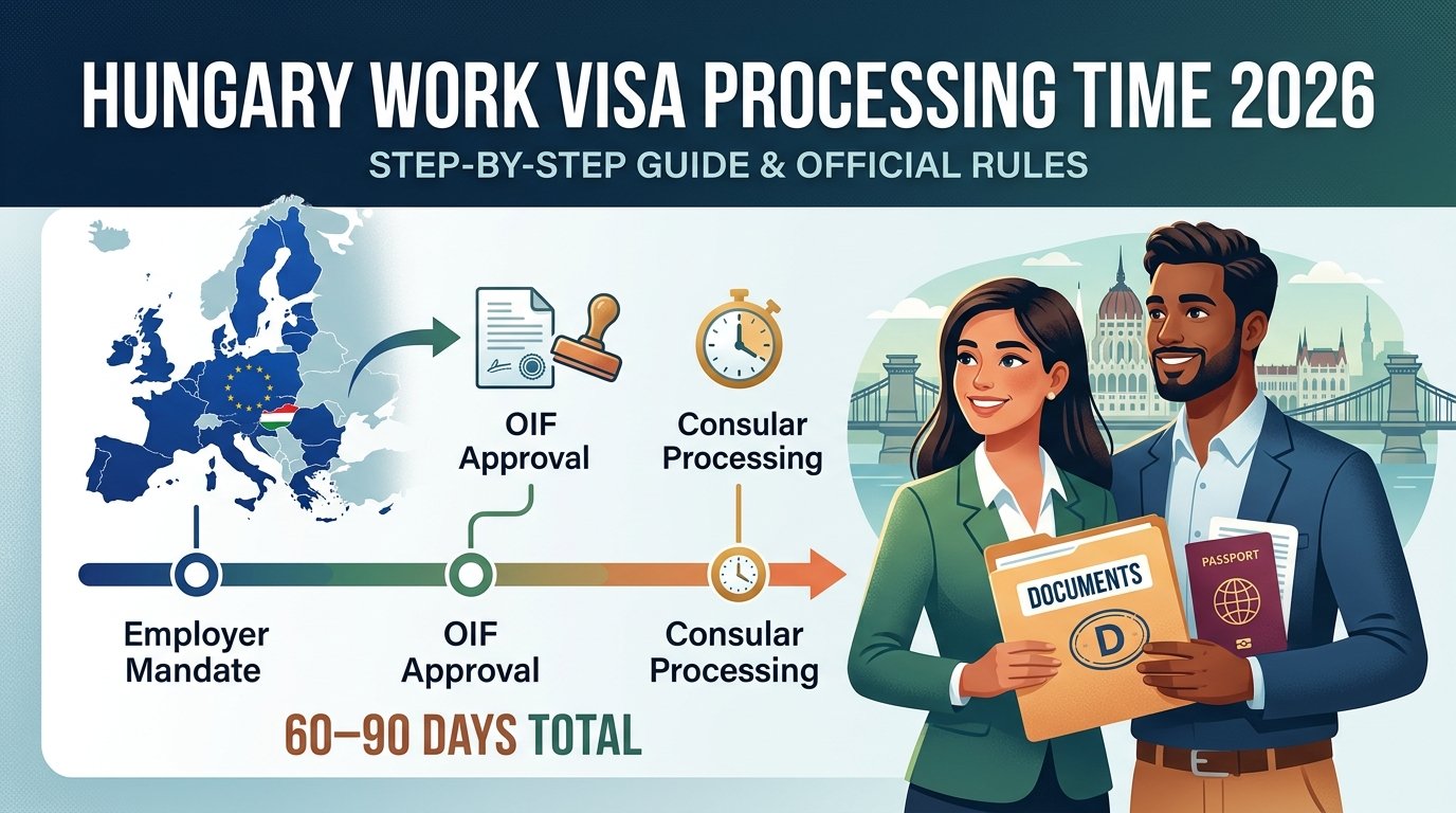 hungary work visa processing time
